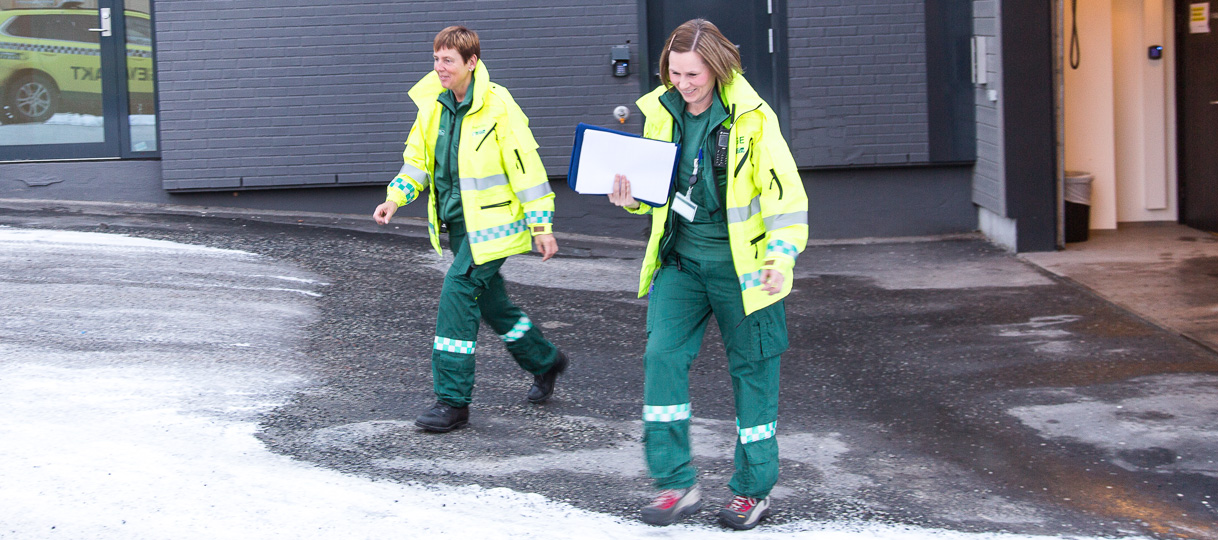 The new uniform for paramedics and emergency rooms personell from Wenaas Workwear AS