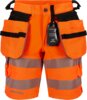Hivis shorts kl. 1 1 Fluorescerande orange/Svart Wenaas  Miniature