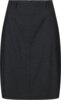 Skirt A-line 1 Dark Grey Melange Wenaas  Miniature