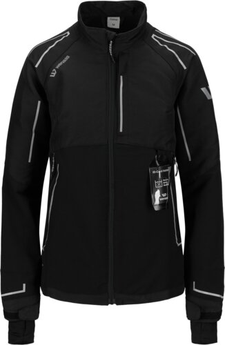 Wenaas Stretch Fleece Jacket with hood - Dark Grey - Northern Workwear Ltd.