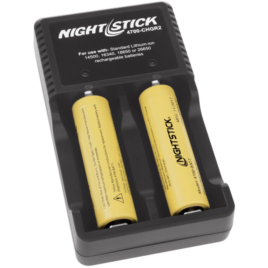 Batterilader Dobbel Nightstick 1 Wenaas