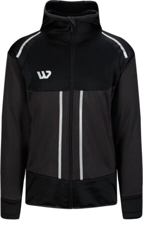 Stretch fleecejacket with hood 1 Wenaas