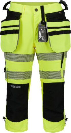 Hi-vis 3/4 length trousers, class 1 1 Wenaas