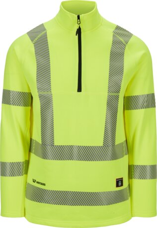 Hi-vis 1/2 zip jumper 1 Wenaas