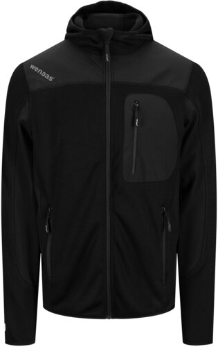 Wenaas Stretch Fleece Jacket with hood - Dark Grey - Northern Workwear Ltd.