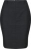 Slim skirt 1 Dark Grey Melange Wenaas  Miniature