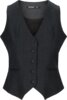 Women's vest 2 Dark Grey Melange Wenaas  Miniature