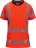 Hi-vis womens T-shirt 2 Red Fluorine/Black Wenaas  Miniature
