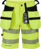 Hivis shorts kl. 1 1 Fluorescerande gul/Svart Wenaas  Miniature