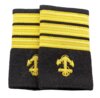 Badge with 3 stripes + anchor 1 Wenaas Small