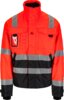 HiVis Pilot Jacket winter 2 Red Fluorine/Black Wenaas  Miniature