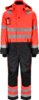 Winter Visibility Coveralls 1 Red Fluorine/Black Wenaas  Miniature