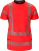 Hi-vis Mens T-shirt 2 Red Fluorine/Black Wenaas  Miniature