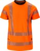 T-shirt met hoge zichtbaarheid voor heren 2 Fluoriserend oranje/zwart Wenaas  Miniature