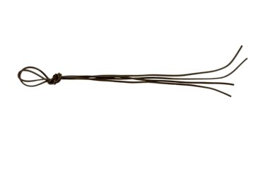 Snørebånd, læder, 120 cm. Wenaas Medium