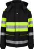Mens winter jacket multinorm 1 Black/Fluorine Yello Wenaas  Miniature