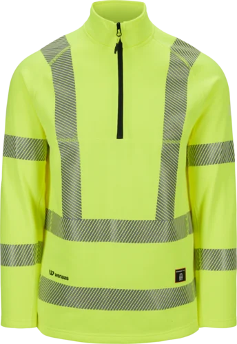 HiVis 1/2-zip genser Wenaas Medium