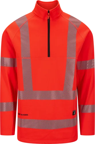 HiVis 1/2-zip genser Wenaas Medium