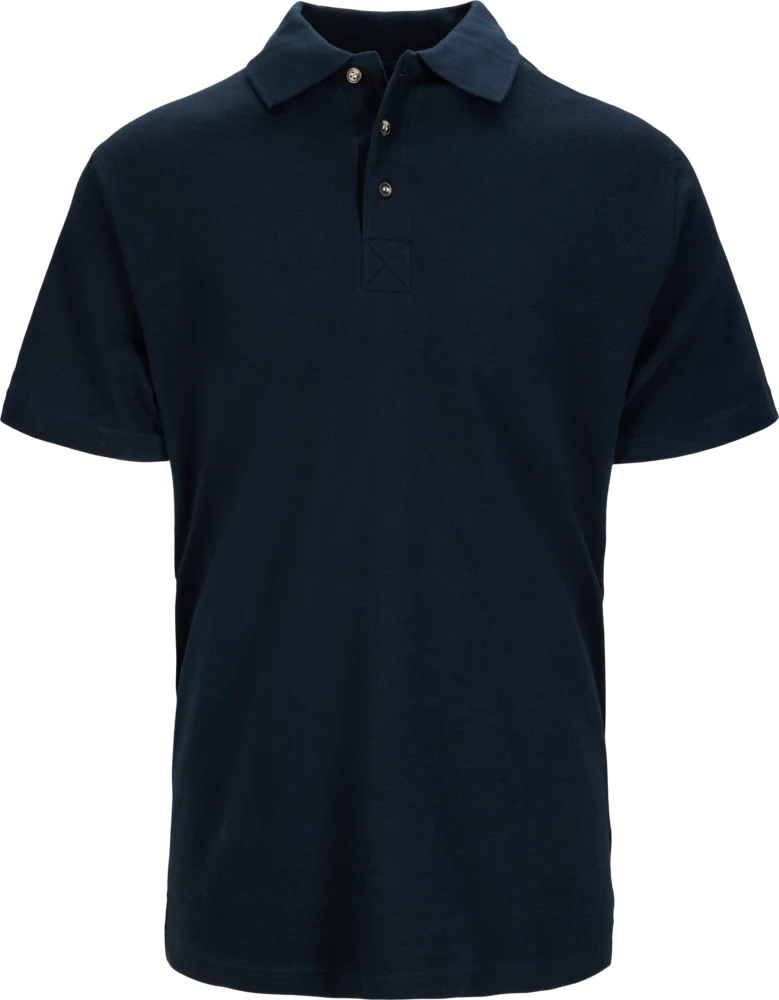 PWA HEAVY KANOKO POLO（NAVY） Mサイズ PWA(Progressive Workers Association) プア HEAVY KANOKO POLO