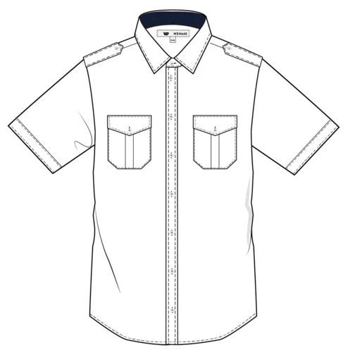 Shirt Work reg men SS Wenaas Medium