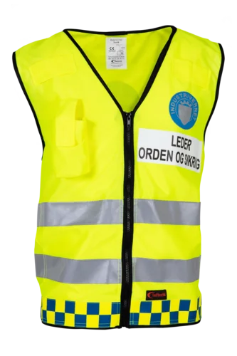 Refleksvest Leder Orden og Sik Wenaas Medium