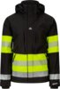 Hivis shell jacket man 1 Black/Fluorine Yello Wenaas  Miniature