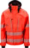 Hi-vis shelljacket 2 Red Fluorine/Black Wenaas  Miniature