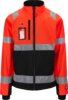 Synlighet Jakke Softshell 2 Fluoriserende rød/svart Wenaas  Miniature