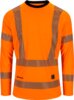 HiVis T-skjorte long sleeve 1 Fluoriserende Orange Wenaas  Miniature