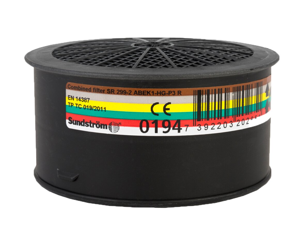 Filter ABEK1-Hg-P3R SR299-2 à3 1 Wenaas