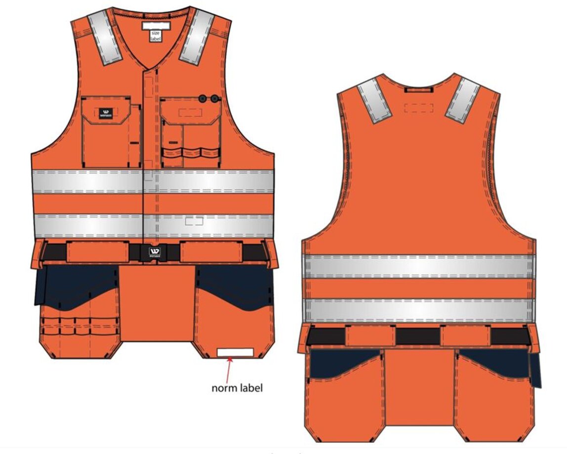 Multinorm-Weste Flamtech 4 Wenaas