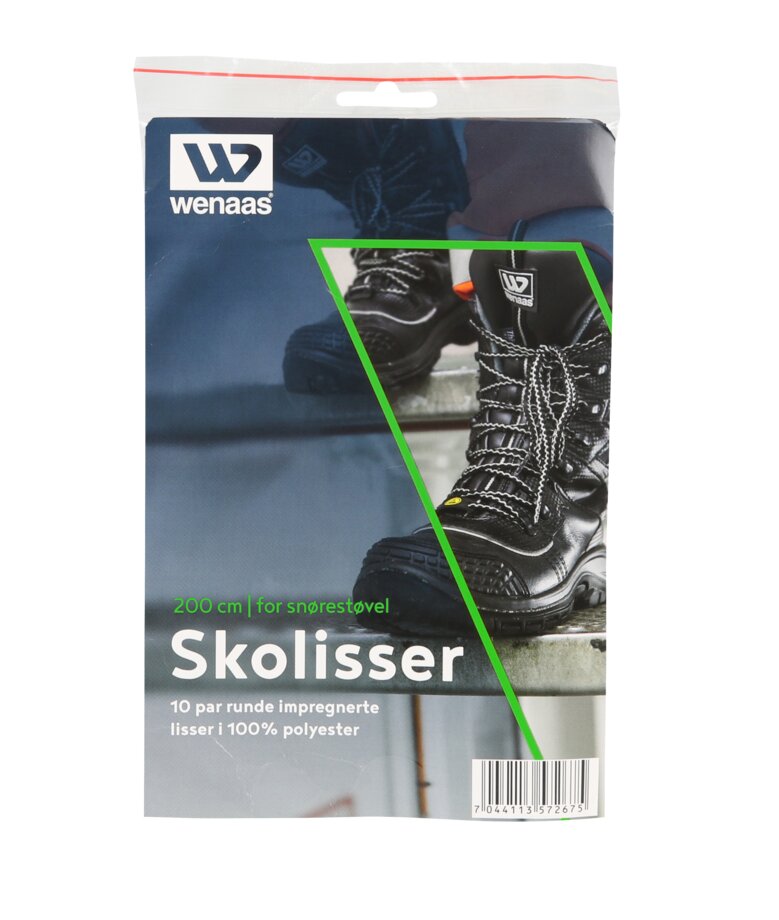 Shoe Laces 200 cm 10Pck Pairs 1 Wenaas