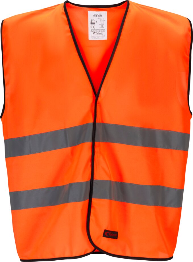HiVis Car Vest 203-G-Ret 1 Wenaas