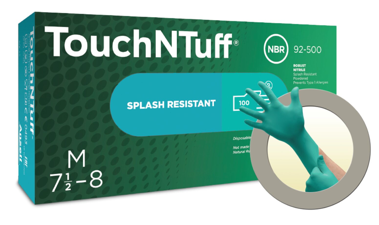 Handske TouchNTuff 92-500 à100 1 Wenaas