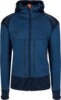 Stretch fleecejacket with hood 1 Denim Wenaas  Miniature