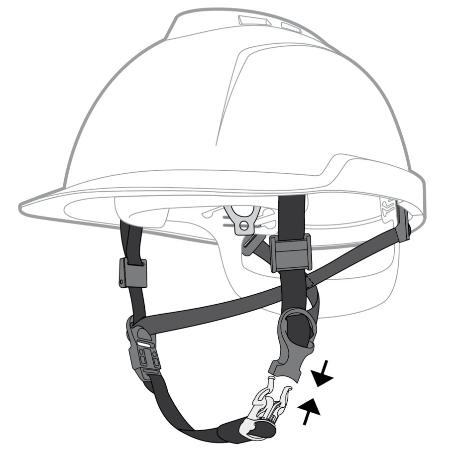 Chin Strap Universal 4Pt MSA 2 Wenaas