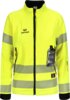 HiVis stretchjakke dame 1 Fluoriserende gul/Svart Wenaas  Miniature