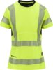 Hivis T-skjorte dame 1 Fluoriserende gul/Svart Wenaas  Miniature