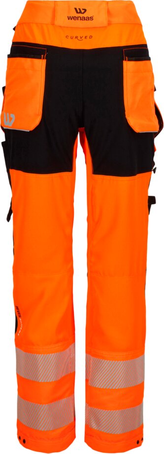 Hi-vis Stretch Trousers for Women, Class 2 3 Wenaas