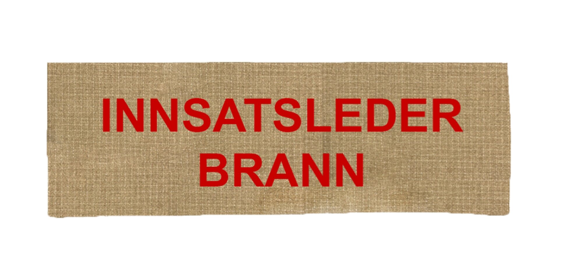 Text panel 5X14cm, PBImax, velcro 1 Wenaas