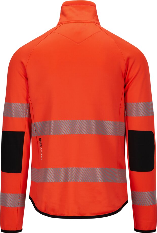 Hi-vis fleecejas van stretchstof 2 Wenaas