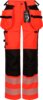 Hi-vis Stretch Trousers for Women, Class 2 2 Red Fluorine/Black Wenaas  Miniature