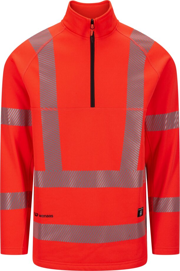 Hi-vis 1/2 zip jumper 1 Wenaas