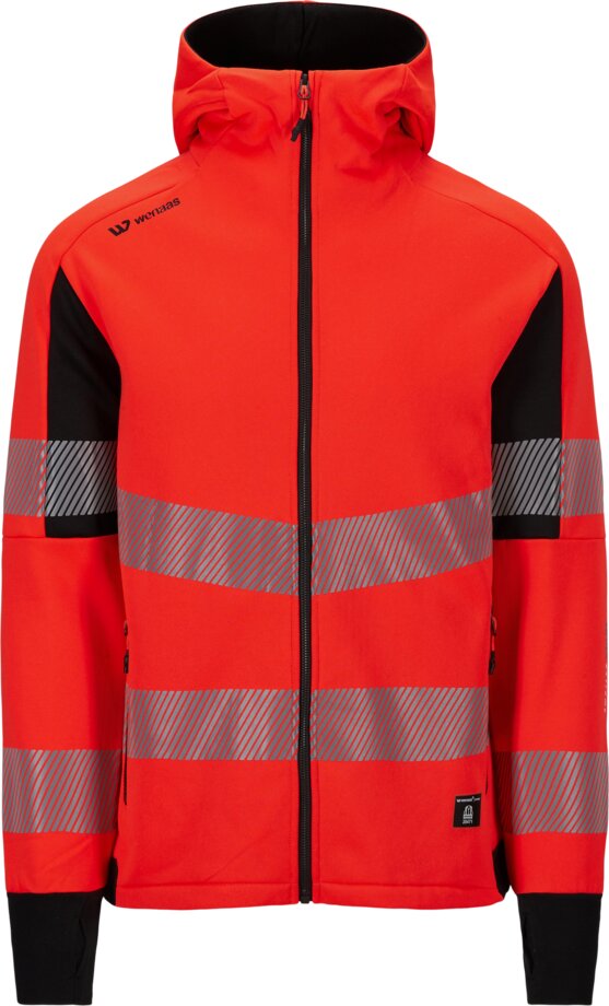Hi-vis hooded jacket 1 Wenaas