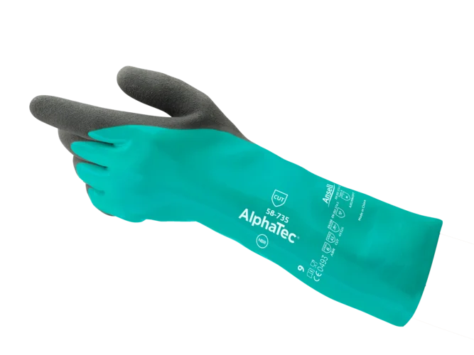 Glove AlphaTec 58-735 Wenaas Medium