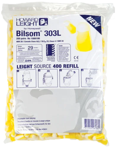 Earplugs Ref Bilsom 303L à200 Wenaas Medium