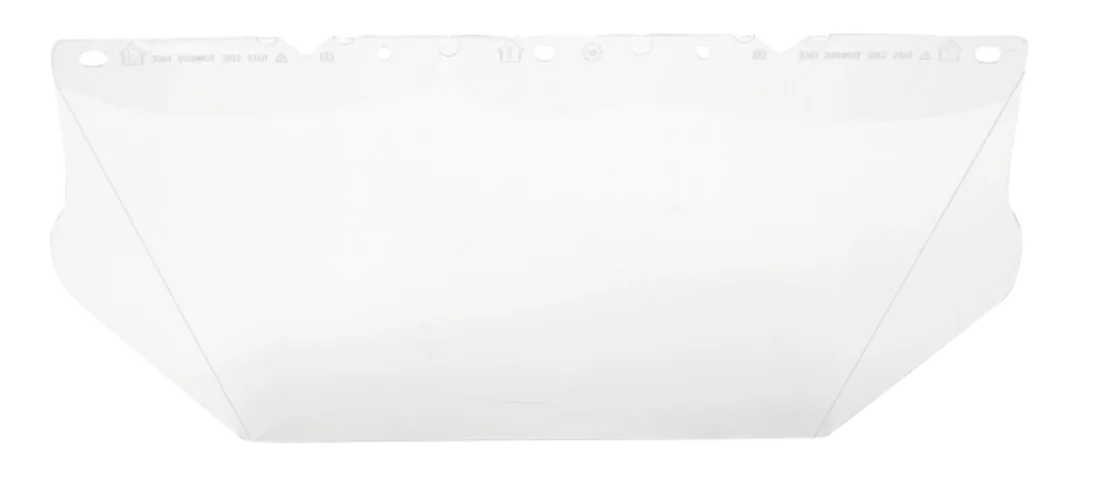 Visir PC Klar MSA 20cm 1mm Wenaas Medium
