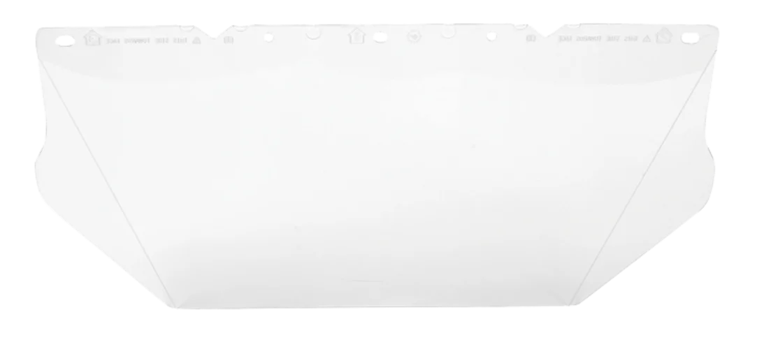 Visir PC Klar MSA 20cm 1,5mm Wenaas Medium