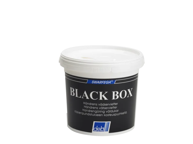 Napkins Deb Black Box 150Pck Wenaas Medium