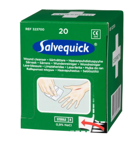 Wondreinigingsdoekjes Salvequick 20 stuks Wenaas Medium